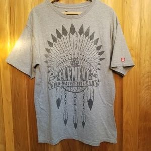 Element headdress tee Mens Lg
